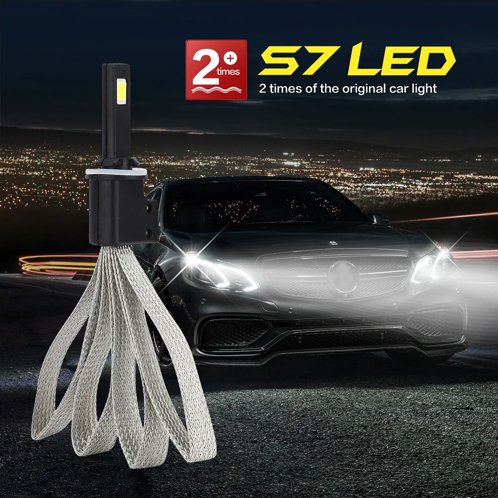 880/881 Car LED Headlight Light Bulb Kit Set Conversion White 60W Car COB-XM-L2 LED Headlight 6400LM DC9V-30V 6000K White
880/881 Car LED Headlight Light Bulb Kit Set Conversion White 60W Car COB-XM-L2 LED Headlight 6400LM DC9V-30V 6000K White