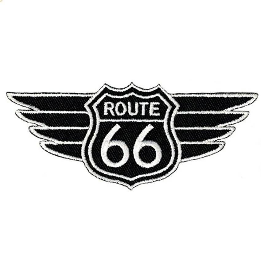 2018 Hot Sale Sale 3d Patches For Clothing Parches Bordados Route 66 Wings Black Patch Iron-on Highway Road Sign Biker Emblem
2018 Hot Sale Sale 3d Patches For Clothing Parches Bordados Route 66 Wings Black Patch Iron-on Highway Road Sign Biker Emblem