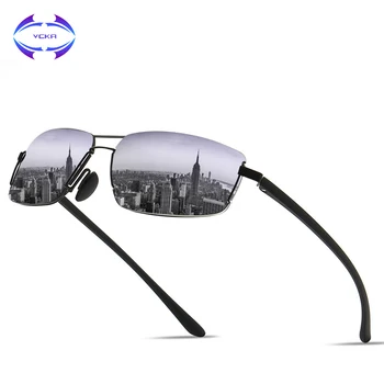 VCKA Brand Classic Rimless Square Plastic Polarized Men Sunglasses Men's Sun Glasses Driving Aluminum Eyewear
VCKA Brand Classic Rimless Square Plastic Polarized Men Sunglasses Men's Sun Glasses Driving Aluminum Eyewear