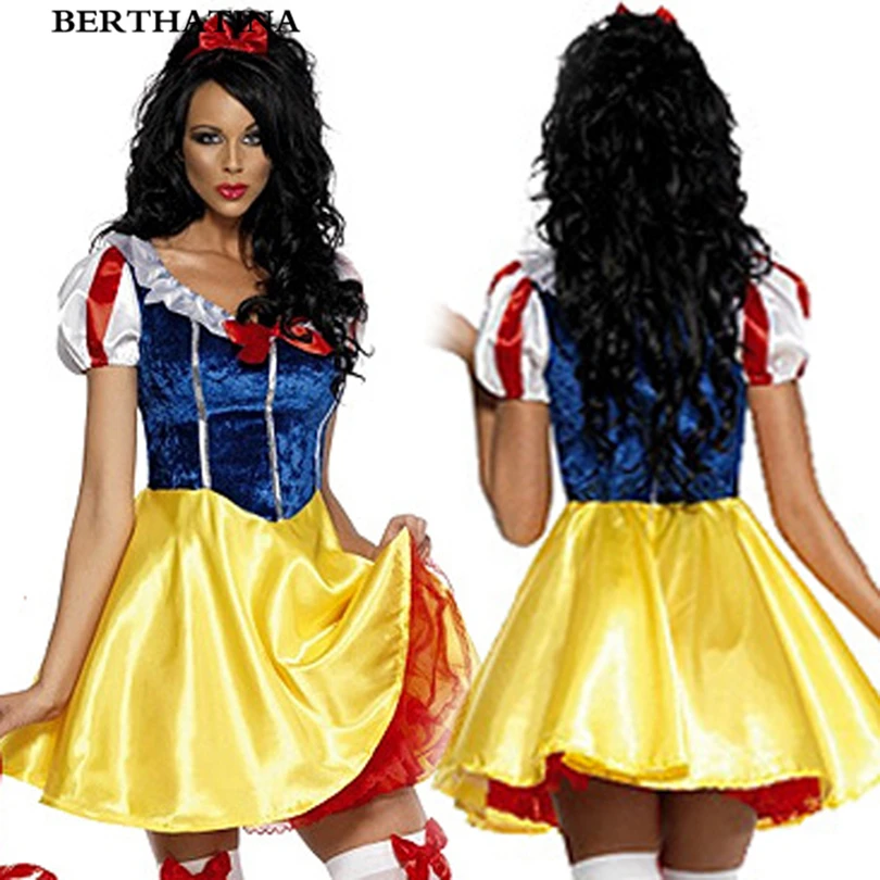Adult Snow White Halloween Costume for Women Cosplay Carnival Dress Girls Fairy Tale Female Fancy Dress Plus Size Party Outfit
Adult Snow White Halloween Costume for Women Cosplay Carnival Dress Girls Fairy Tale Female Fancy Dress Plus Size Party Outfit