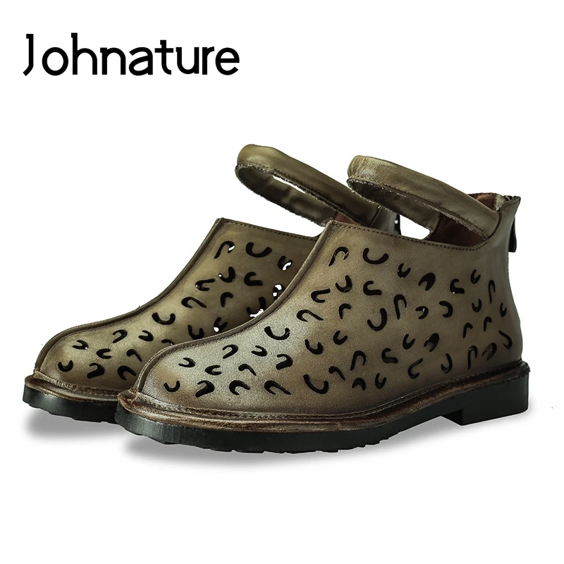 Johnature 2019 New Summer Genuine Leather Zipper Solid Casual Retro Cover Heel Hollow Comfortable Flat With Sandals Women Shoes
Johnature 2019 New Summer Genuine Leather Zipper Solid Casual Retro Cover Heel Hollow Comfortable Flat With Sandals Women Shoes