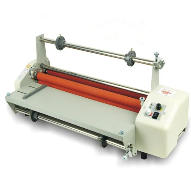 

8350T Hot Cold Laminating Machine Mounting Roll Laminator + 2 Rolls Bopp 200M Film