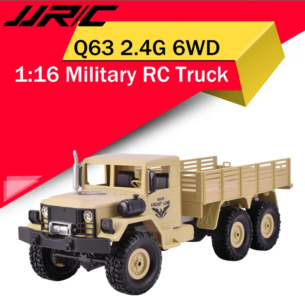 JJRC Q63 RC Off-Road Machine Remote Control Drive Tracked Military 1:16 2.4G 6WD RC Truck Electric Toy kids gift
JJRC Q63 RC Off-Road Machine Remote Control Drive Tracked Military 1:16 2.4G 6WD RC Truck Electric Toy kids gift