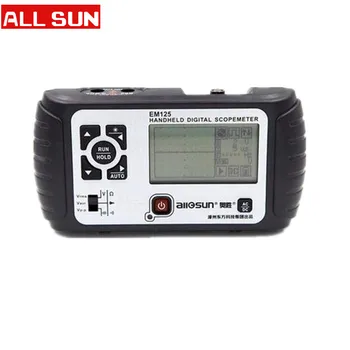 All-sun EM125 2 in1 Digital Handheld Portable Oscilloscope 100MSa/s +Multimeter Single Channel Waveform USB LCD Backlight
All-sun EM125 2 in1 Digital Handheld Portable Oscilloscope 100MSa/s +Multimeter Single Channel Waveform USB LCD Backlight