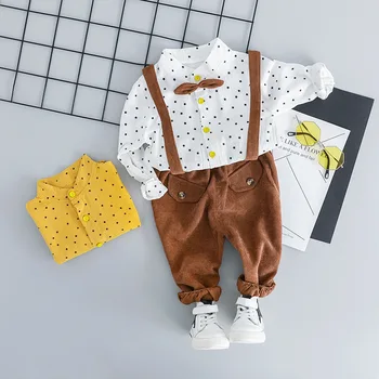 Spring one year birthday newborn Baby Boy Clothes Outfits Fashion Polka Dot Set for infant Baby Boys shirts suit Clothing Set
Spring one year birthday newborn Baby Boy Clothes Outfits Fashion Polka Dot Set for infant Baby Boys shirts suit Clothing Set
