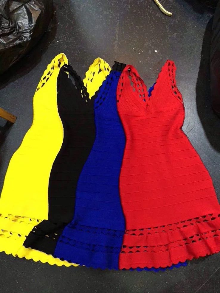 6 Colors New Fashion Sexy Hollow Out A-line Bandage Dress Evening Party Bodycon Dress
6 Colors New Fashion Sexy Hollow Out A-line Bandage Dress Evening Party Bodycon Dress