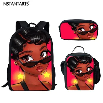 INSTANTARTS Black Magic Girls School Bag Set for Teenager School Backpack Large Fashion Black Art African Girl School Bag Child
INSTANTARTS Black Magic Girls School Bag Set for Teenager School Backpack Large Fashion Black Art African Girl School Bag Child