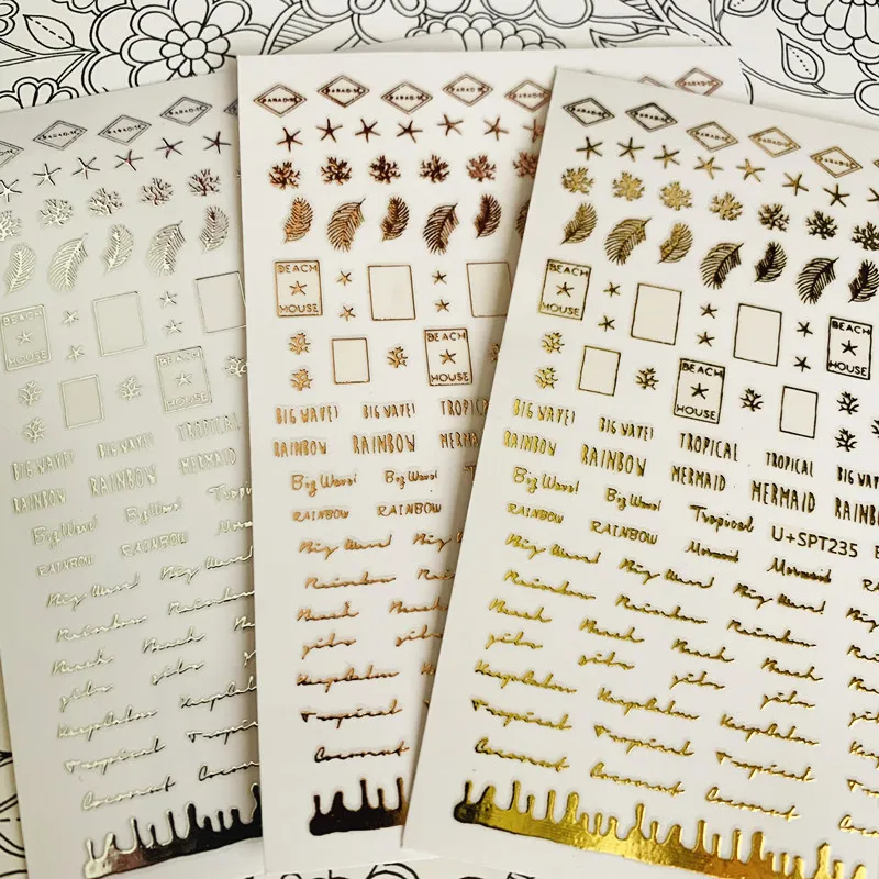 Newest U+SPT235-278-289 3d nail art sticker nail decal stamping export japan designs rhinestones decorations
Newest U+SPT235-278-289 3d nail art sticker nail decal stamping export japan designs rhinestones decorations