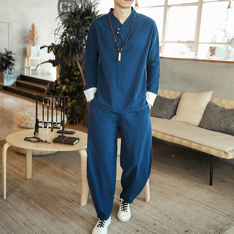 Autumn Spring Chinese Men's Linen Kung Fu Suits Traditional Male Wu Shu Sets Tai Chi Uniform Clothing Plus Size M-4XL 5XL
Autumn Spring Chinese Men's Linen Kung Fu Suits Traditional Male Wu Shu Sets Tai Chi Uniform Clothing Plus Size M-4XL 5XL