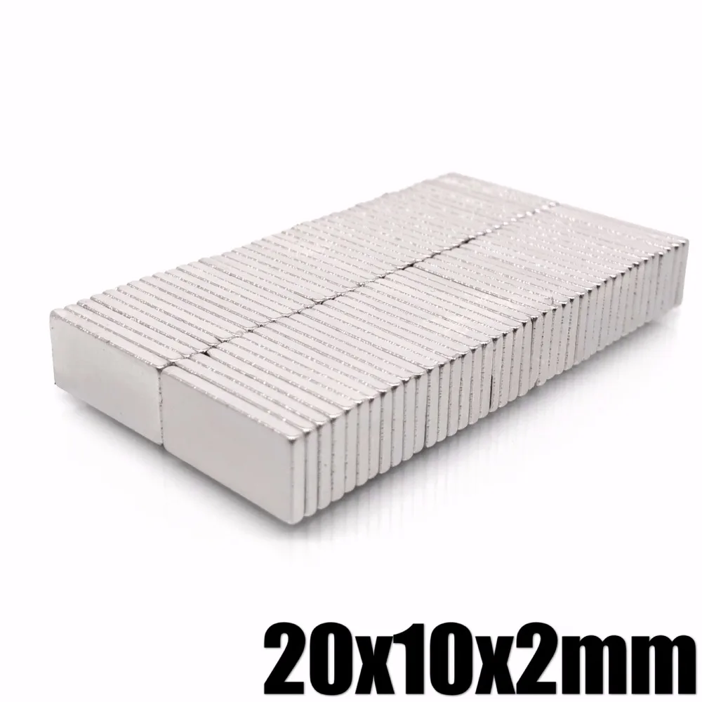20Pcs Neodymium Magnet N35 20x10x2mm Permanent NdFeB Small Mini Super Powerful Strong Magnetic For Crafts Gallium Metal 20*10*2
20Pcs Neodymium Magnet N35 20x10x2mm Permanent NdFeB Small Mini Super Powerful Strong Magnetic For Crafts Gallium Metal 20*10*2