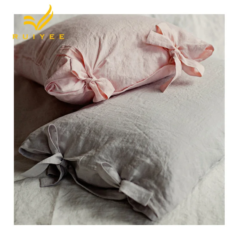 New French washed linen pillowcase RUIYEE brand New linen pillowcase washed linen hug pillowcase European pillowcase
New French washed linen pillowcase RUIYEE brand New linen pillowcase washed linen hug pillowcase European pillowcase