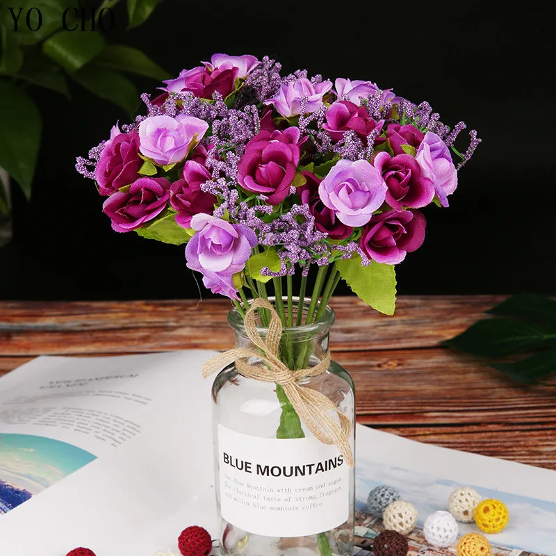 Artificial flowers silk flowers mini roses en soie head hydrangea bouquet in a flask for crafting fake flowers for a wedding
Artificial flowers silk flowers mini roses en soie head hydrangea bouquet in a flask for crafting fake flowers for a wedding
