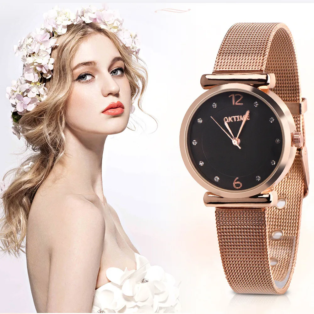 OKTIME 2019 Women Dress Watches Luxury Brand Bracelet Wristwatch Retro Design Webbing Belt Ladies Crystal Quartz Clocks
OKTIME 2019 Women Dress Watches Luxury Brand Bracelet Wristwatch Retro Design Webbing Belt Ladies Crystal Quartz Clocks