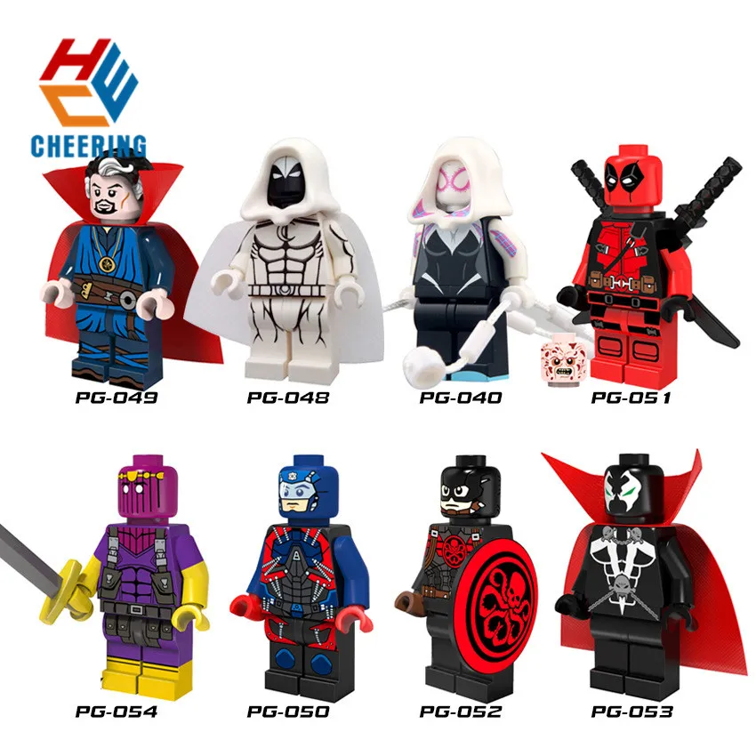 Building Blocks Super Heroes Hydra Captain America Spawn Atom Doctor Strange Deadpool action Collection Toys For Children PG8014
Building Blocks Super Heroes Hydra Captain America Spawn Atom Doctor Strange Deadpool action Collection Toys For Children PG8014