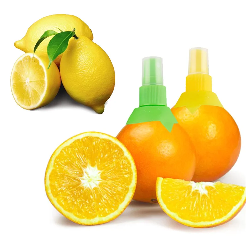 2set/lot Creative Citrus watermelon orange lemon juice sprayer Kitchen sprayers Squeezer Reamer hand Gadgets Accesories tools
2set/lot Creative Citrus watermelon orange lemon juice sprayer Kitchen sprayers Squeezer Reamer hand Gadgets Accesories tools
