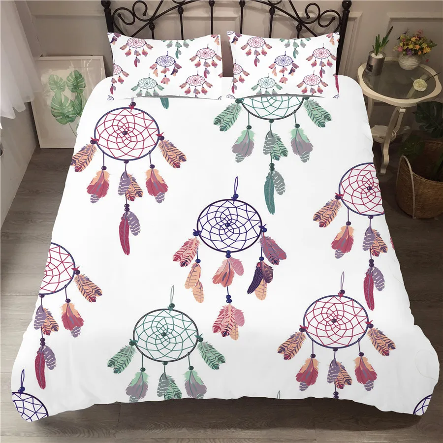 Bedding Set 3D Printed Duvet Cover Bed Set Dreamcatcher Bohemia Home Textiles for Adults Bedclothes with Pillowcase #BMW10
Bedding Set 3D Printed Duvet Cover Bed Set Dreamcatcher Bohemia Home Textiles for Adults Bedclothes with Pillowcase #BMW10