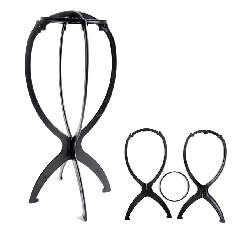Portable Folding Plastic Stable Durable Wig Hair Hat Cap Holder Stand Display Tool Wig Stand
Portable Folding Plastic Stable Durable Wig Hair Hat Cap Holder Stand Display Tool Wig Stand
