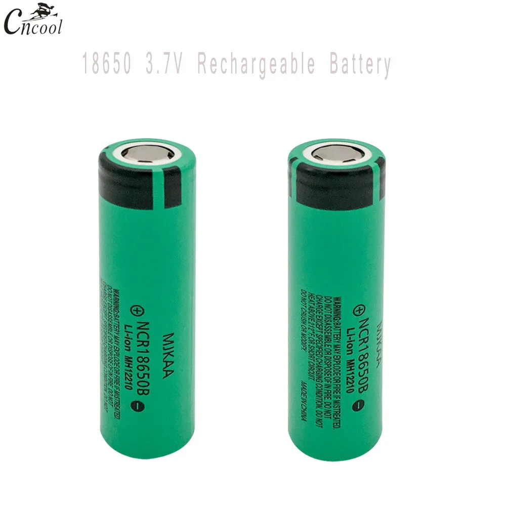 Cncool 2pcs/lot Original NCR 18650 Rechargeable Battery 3.7V 3400mAh NCR18650B li-ion Rechargeable Batteries battery
Cncool 2pcs/lot Original NCR 18650 Rechargeable Battery 3.7V 3400mAh NCR18650B li-ion Rechargeable Batteries battery