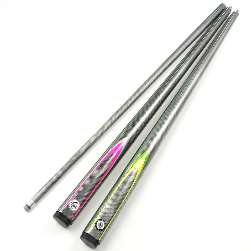 hotsales 2018 latest Grey carbon 1/2 splited stainless steel joint Pool Billiard cues in 9.5mm snooker cues
hotsales 2018 latest Grey carbon 1/2 splited stainless steel joint Pool Billiard cues in 9.5mm snooker cues