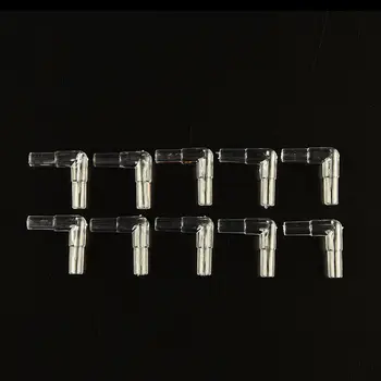 10Pcs 5mm L Shaped Air Line Tubing Joints Connectors Aquarium Fish Tank Plastic Transparant 2 Way Clear Elbow Connector
10Pcs 5mm L Shaped Air Line Tubing Joints Connectors Aquarium Fish Tank Plastic Transparant 2 Way Clear Elbow Connector