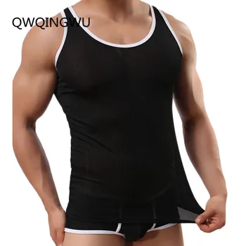 Sexy Men Undershirt Solid Color Underwear Clothing Close-Fitting Broad Shoulders O-Neck Vest Comfortable Breathable Undershirts
Sexy Men Undershirt Solid Color Underwear Clothing Close-Fitting Broad Shoulders O-Neck Vest Comfortable Breathable Undershirts