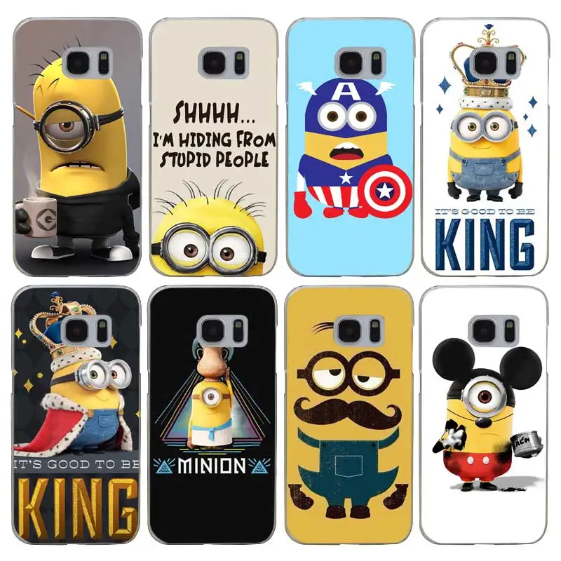 H430 Cute Minions Transparent Hard PC Case Cover For Samsung Galaxy S Note 3 4 5 6 7 8 9 Edge Plus
H430 Cute Minions Transparent Hard PC Case Cover For Samsung Galaxy S Note 3 4 5 6 7 8 9 Edge Plus