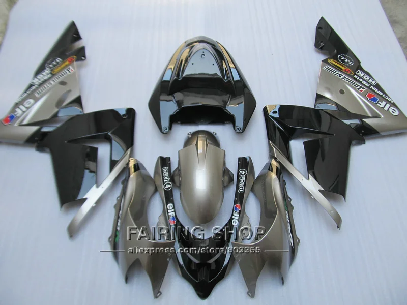 Black grey zx10r 2004 2005 Fairings For Kawasaki Ninja zx-10r 04 05 Injection mold Fairing kit +Sticker *n31
Black grey zx10r 2004 2005 Fairings For Kawasaki Ninja zx-10r 04 05 Injection mold Fairing kit +Sticker *n31