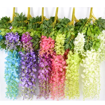 PipiFren 12pcs/lot Wisteria Artificial Flowers High Quality Home Decoration Fake Flowers Leaves sztuczne kwiaty bloemen
PipiFren 12pcs/lot Wisteria Artificial Flowers High Quality Home Decoration Fake Flowers Leaves sztuczne kwiaty bloemen