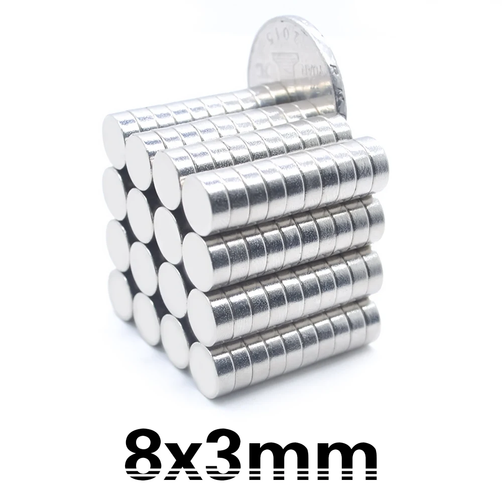 10/20/50pcs 8mm x 3mm 8x3 Strong Round Magnet 8x3 Disc 8*3 Rare Earth Neodymium NEW Art Craft Connection
10/20/50pcs 8mm x 3mm 8x3 Strong Round Magnet 8x3 Disc 8*3 Rare Earth Neodymium NEW Art Craft Connection