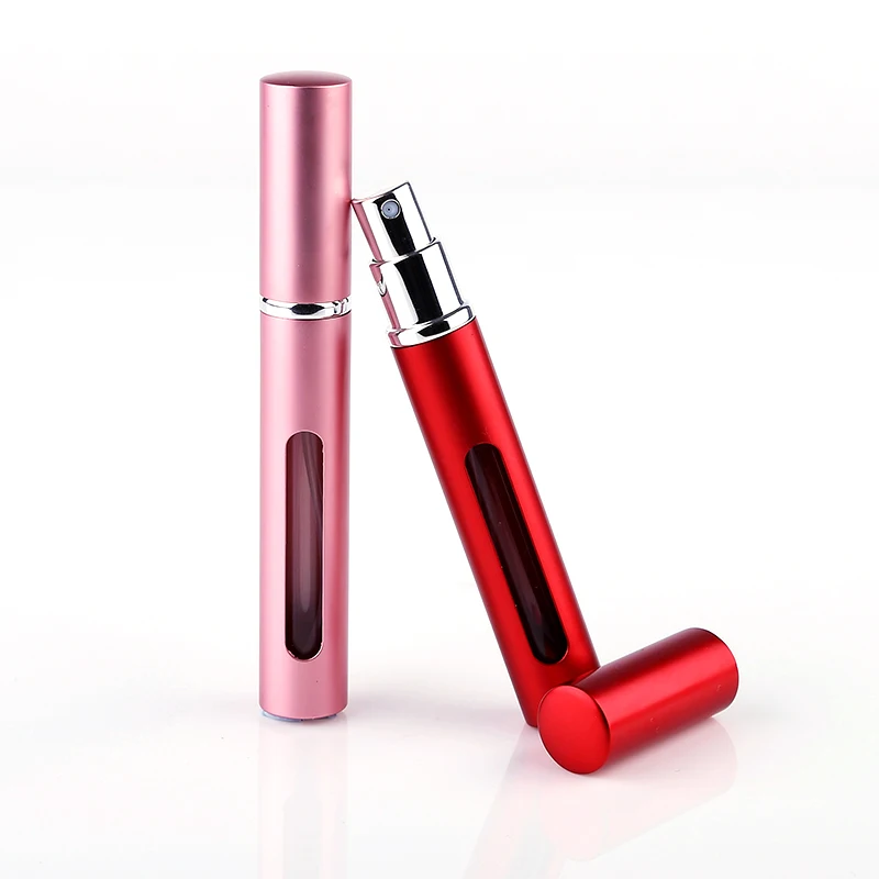 5ml Portable Mini Aluminum Refillable Perfume Bottle With Spray Empty Cosmetic Containers With Atomizer For Traveler
5ml Portable Mini Aluminum Refillable Perfume Bottle With Spray Empty Cosmetic Containers With Atomizer For Traveler