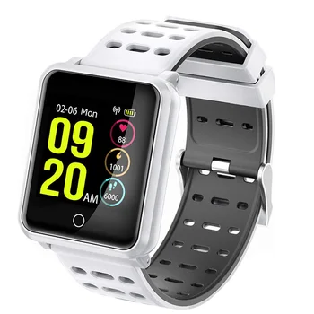 Black & White Smart Watch IP68 Waterproof Fitness Tracker for Men Women with Heart Rate Blood Pressure Sleep Monitor Pedometer
Black & White Smart Watch IP68 Waterproof Fitness Tracker for Men Women with Heart Rate Blood Pressure Sleep Monitor Pedometer