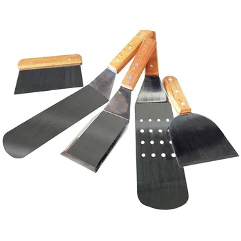5Pcs Stainless Steel Spatula Set With Wood Handle For Grill Griddle Grasping Cutters Spade Pastry BBQ Tools Kitchen Utensils
5Pcs Stainless Steel Spatula Set With Wood Handle For Grill Griddle Grasping Cutters Spade Pastry BBQ Tools Kitchen Utensils