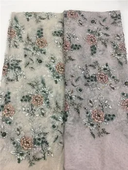Beautiful flower embroidery French net lace fabric for ladydress HNZ38(5yards/lot) 
Beautiful flower embroidery French net lace fabric for ladydress HNZ38(5yards/lot)