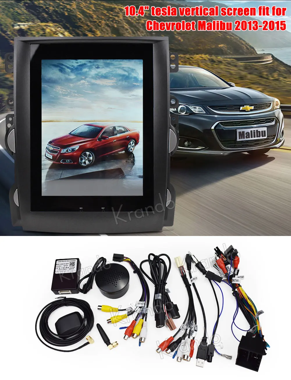 Clearance Krando Android 8.1 10.4" Tesla Vertical touch screen car dvd player for Chevrolet Malibu 2013-2015 gps entertainment system 11 Clearance Krando Android 8.1 10.4" Tesla Vertical touch screen car dvd player for Chevrolet Malibu 2013-2015 gps entertainment system 11