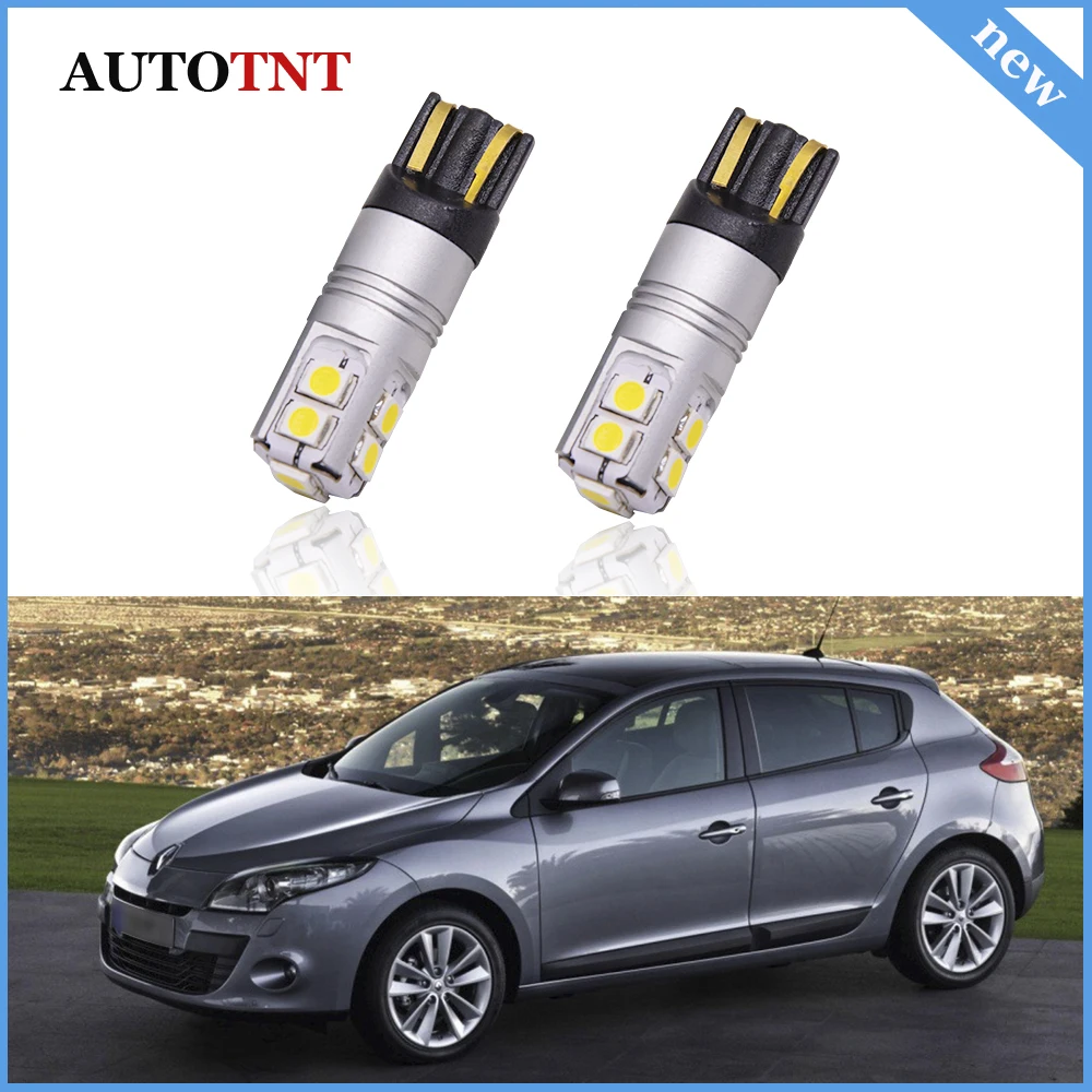 Автомобильный габаритный фонарь T10 W5W 192 LED CANBUS для Renault Grand Scenic Kangoo Kaptur Koleos Laguna Latitude