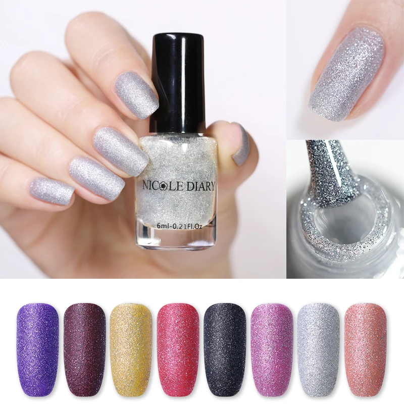NICOLE DIARY 6ml Pearl Matte Nail Art Polish Colorful Shimmer Fast Dry Silver Gold Nail Varnish for Nail Decoration
NICOLE DIARY 6ml Pearl Matte Nail Art Polish Colorful Shimmer Fast Dry Silver Gold Nail Varnish for Nail Decoration