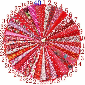 40 color mixed red flower Printed cotton Fabric for Handmade Sewing Material Patchwork Curtain Needlework DIY craft 20*30cm
40 color mixed red flower Printed cotton Fabric for Handmade Sewing Material Patchwork Curtain Needlework DIY craft 20*30cm