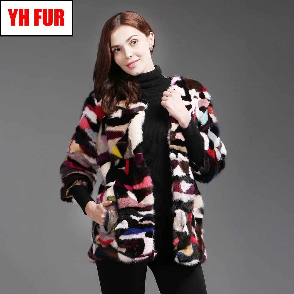 2019 Hot Sale Winter New Style Real Mink Fur Coat Women Colorful Fur Jacket Female Fashion O-neck Collar Genuine Mink Fur Coats
2019 Hot Sale Winter New Style Real Mink Fur Coat Women Colorful Fur Jacket Female Fashion O-neck Collar Genuine Mink Fur Coats