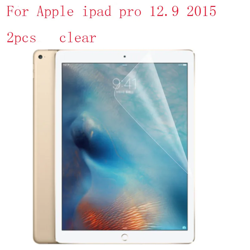 Clear Tablet LCD film Screen Protector For Apple ipad pro 12.9 2015 Reinforced Protection Ultra thin Film 2pcs in 1 package
Clear Tablet LCD film Screen Protector For Apple ipad pro 12.9 2015 Reinforced Protection Ultra thin Film 2pcs in 1 package