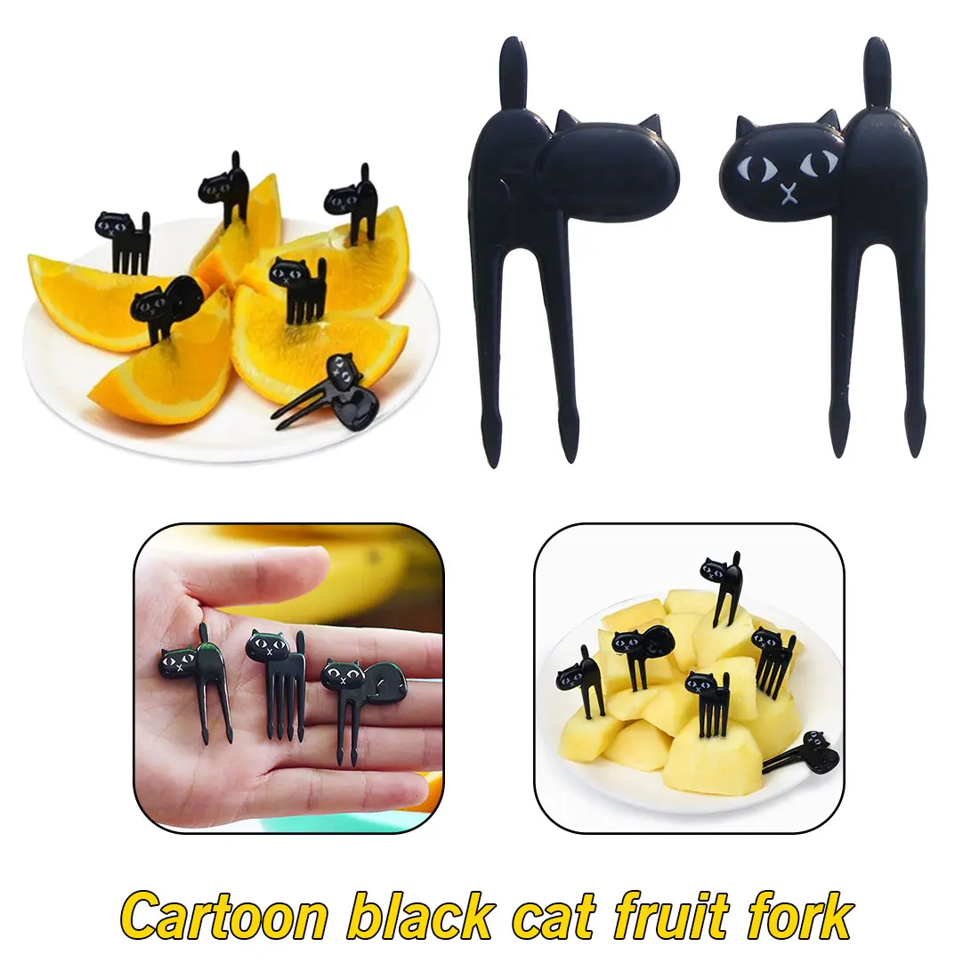 2018 New Little Black Cat Fruit Forks Cute Cartoon Fork for Kitten Easy Decoration Sign Happy Gifts of Eco-Friendly dropship
2018 New Little Black Cat Fruit Forks Cute Cartoon Fork for Kitten Easy Decoration Sign Happy Gifts of Eco-Friendly dropship