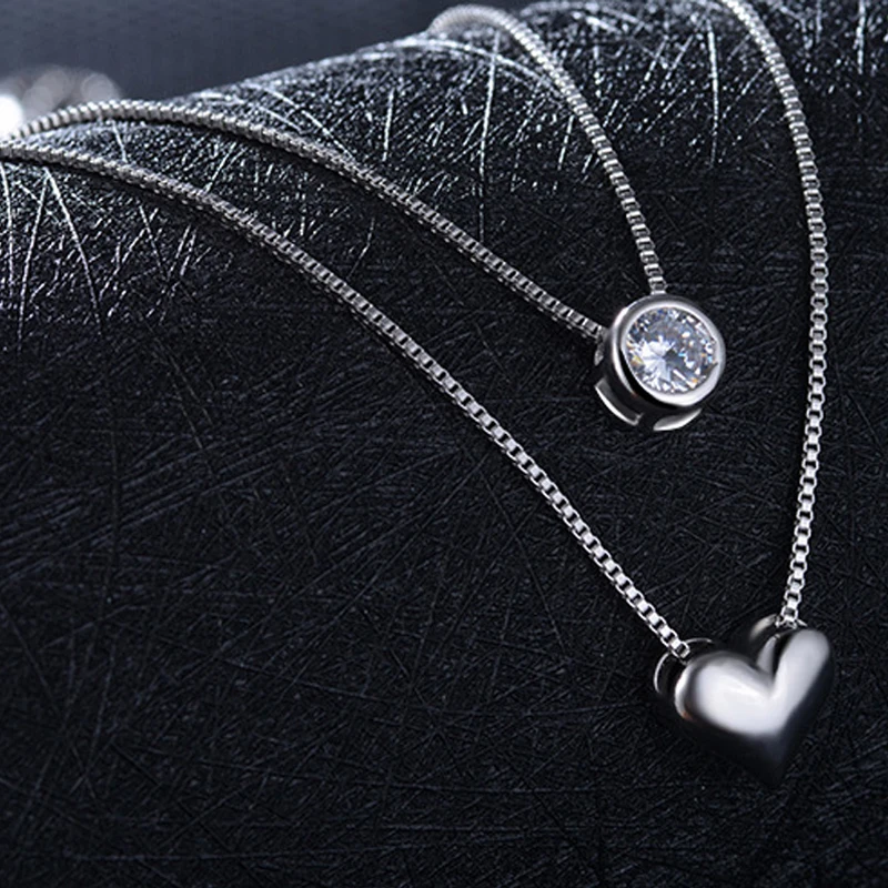 Utimtree Hot Statement Chokers Necklaces for Women Double Layer 925 Sterling Silver Heart Cubic Zircon Pendant Necklace Jewelry
Utimtree Hot Statement Chokers Necklaces for Women Double Layer 925 Sterling Silver Heart Cubic Zircon Pendant Necklace Jewelry