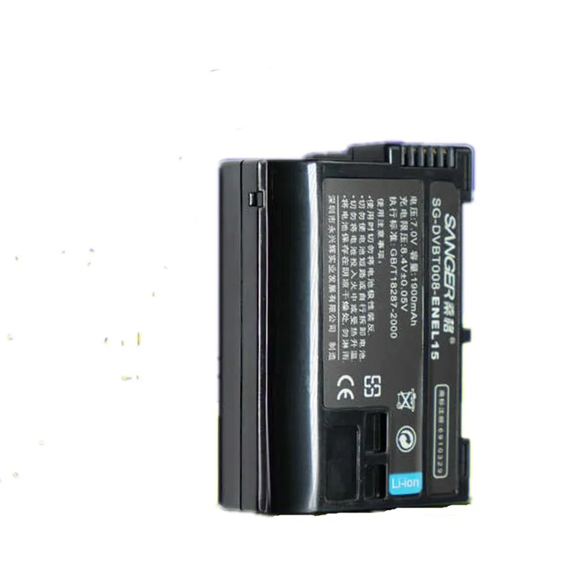 EN-EL15 ENEL15 lithium batteries pack ENEL15 Digital Camera Battery EL15 For Nikon D600 D610 D600E D800 D800E D7000 D7100 D750
EN-EL15 ENEL15 lithium batteries pack ENEL15 Digital Camera Battery EL15 For Nikon D600 D610 D600E D800 D800E D7000 D7100 D750