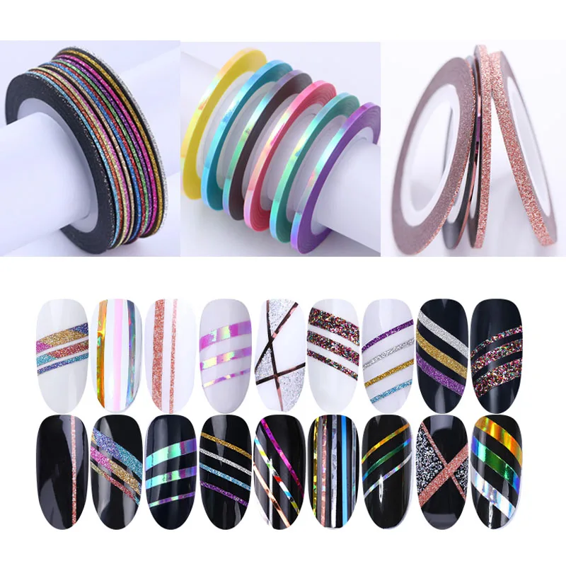 Matte Glitter Nail Striping Tape Set 2mm Line Multi Color Styling Tool Nail Art Transfer Sticker Nail Art Decals Kit
Matte Glitter Nail Striping Tape Set 2mm Line Multi Color Styling Tool Nail Art Transfer Sticker Nail Art Decals Kit