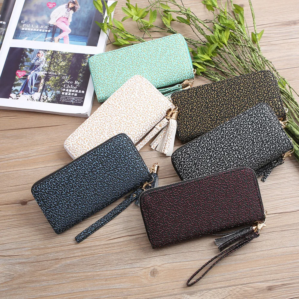 Women's wallet Fashion Women Tassels Long Wallet Card Holder Fashion long walletBillfold Purse Phone Bag billetera mujer
Women's wallet Fashion Women Tassels Long Wallet Card Holder Fashion long walletBillfold Purse Phone Bag billetera mujer
