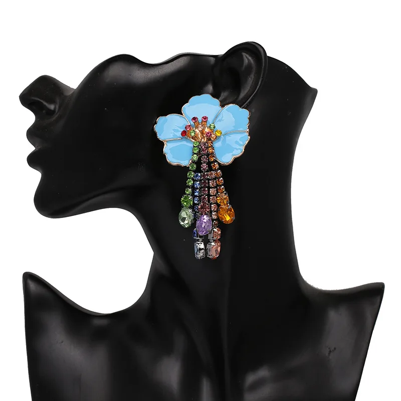 Big Earrings Leaf Trendy Statement Earrings Rhinestone Dangle Earrings Large Bohemian Beach Earring Jewelry for Women
Big Earrings Leaf Trendy Statement Earrings Rhinestone Dangle Earrings Large Bohemian Beach Earring Jewelry for Women