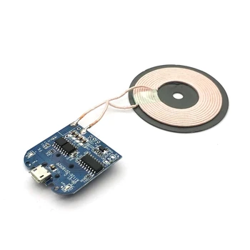 DC 5V Micro USB Port Qi Standard Wireless Phone Charger PCBA Circuit Board + Coil Wireless Charging DIY For Samsung Smartphones
DC 5V Micro USB Port Qi Standard Wireless Phone Charger PCBA Circuit Board + Coil Wireless Charging DIY For Samsung Smartphones
