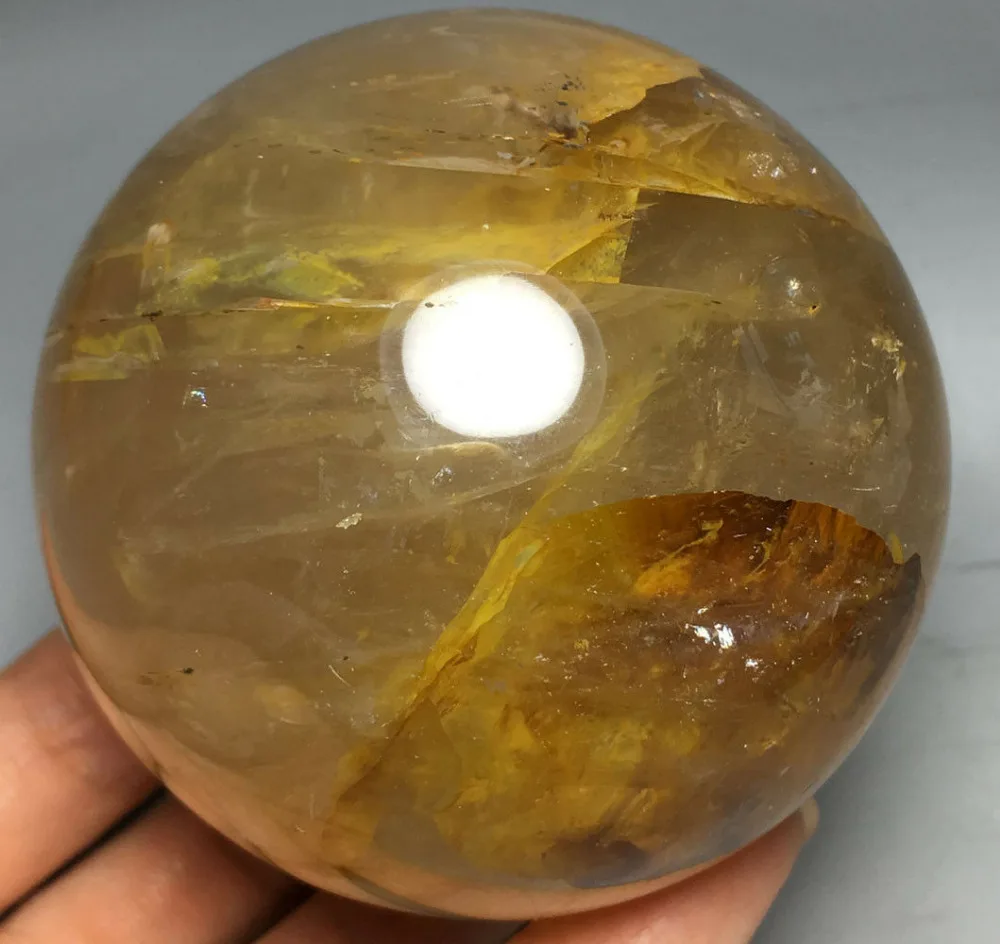 407g NATURAL Citrine Ghost QUARTZ CRYSTAL Ball HEAING Madagascar crystals healing stones
407g NATURAL Citrine Ghost QUARTZ CRYSTAL Ball HEAING Madagascar crystals healing stones