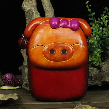 Handmade leather messenger Bags cute colorful cat pig panda Koala shape handbag animal crossing cartoon zero wallet crafts
Handmade leather messenger Bags cute colorful cat pig panda Koala shape handbag animal crossing cartoon zero wallet crafts
