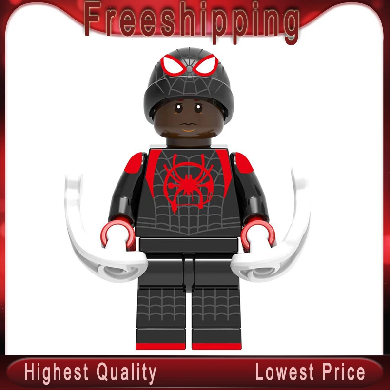 Single Sale Spider-Gwen Model Super Heroes Miles Morales Goblin action figures Building Block For Children Gift Toys xh1140
Single Sale Spider-Gwen Model Super Heroes Miles Morales Goblin action figures Building Block For Children Gift Toys xh1140