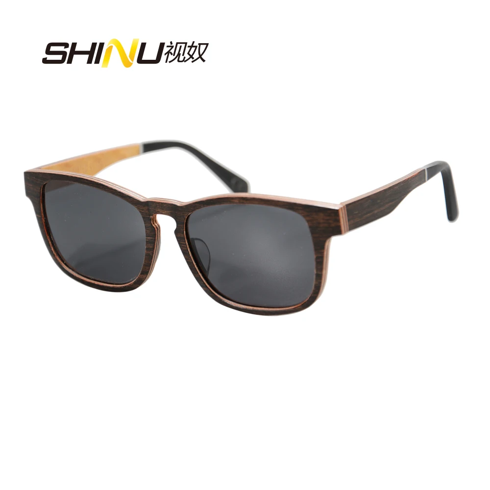 

Luxury Ebony Laminated Wood Sunglasse Fashion Polarized Sun Glasses Women Men Summer Style Eyeglasses Goggle lentes De Sol EZ03